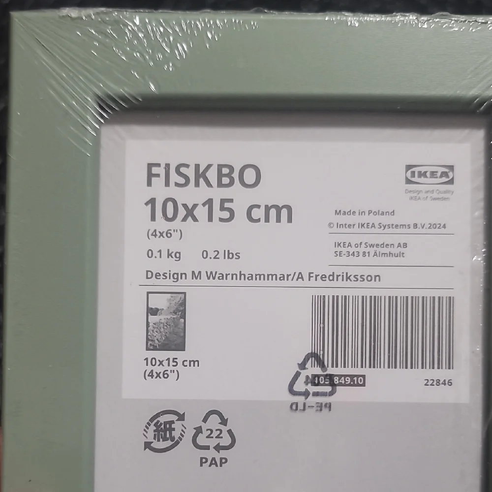 IKEA FISKBO Soft Sage Frame